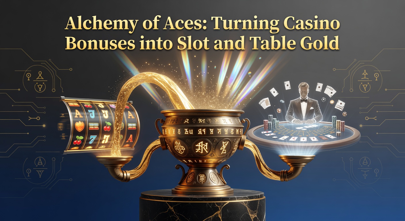 Dynamic scene of roulette wheel spinning with blackjack cards and slot reels, illustrating bonus crossover strategies in casino play