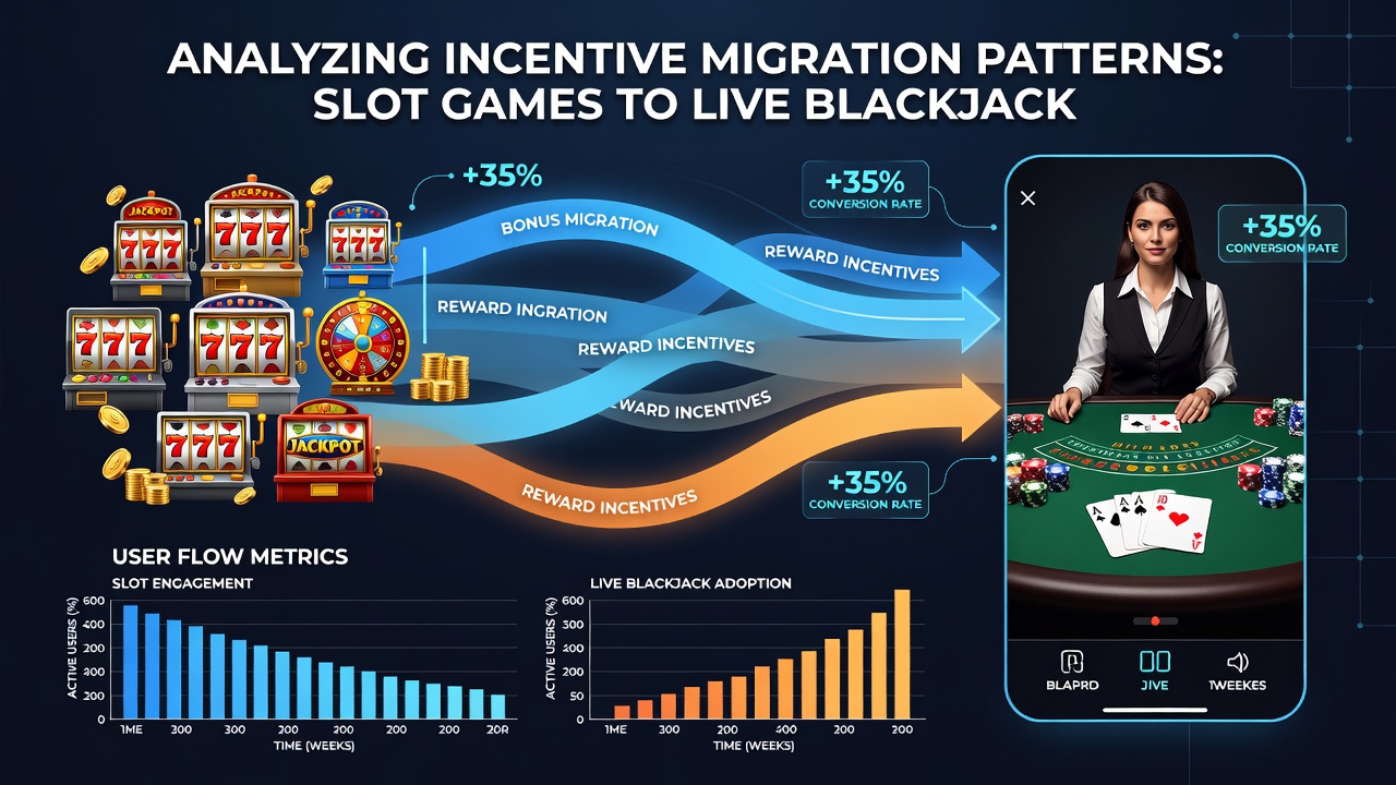 Live blackjack mobile screen with converted slot bonuses displayed