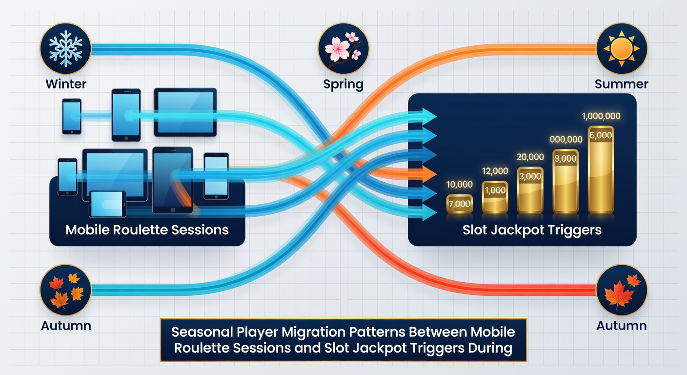 Analytics dashboard showing player migration between roulette and slot games on mobile devices